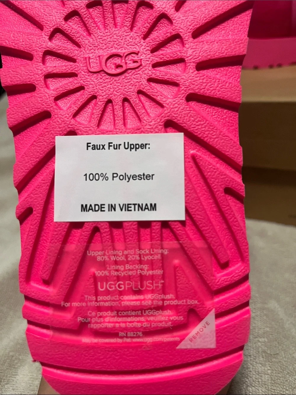 UGG Boots-  Women Pink Clear Mini